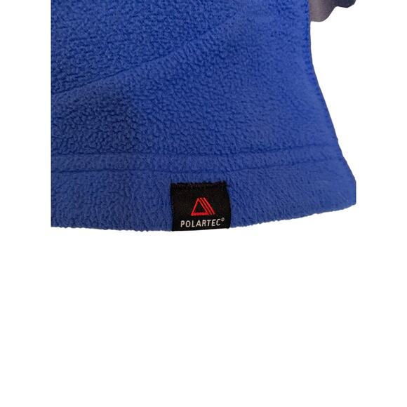 The North Face Full zip lightweight fleece blue and gray medium - Picture 4 of 9